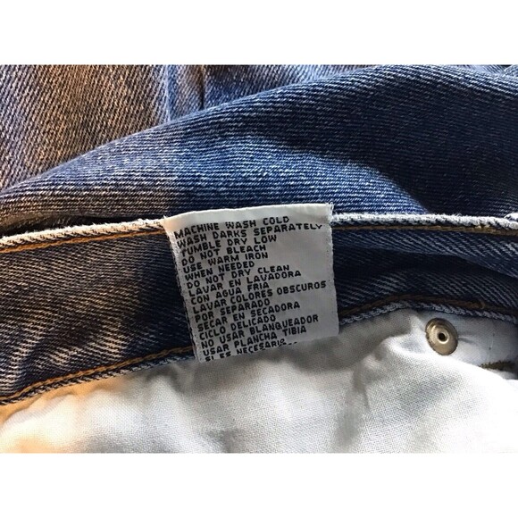 VINTAGE Bugle Boy 765 Jeans 32x32 Classic Denim Loose Faded Distressed - Picture 10 of 10